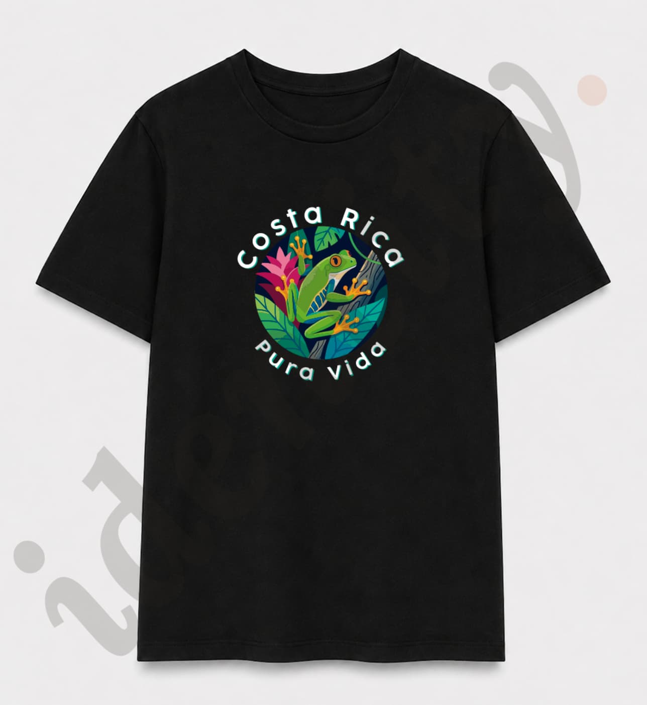 camiseta-costa-rica-pura-vida-rana-tropical